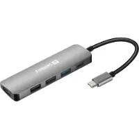 Sandberg USB-C Dock HDMI+3xUSB+PD 100W - Dockingstation - USB-C - HDMI