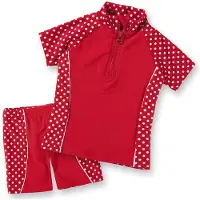 Playshoes UV-beskyttelse rød / hvid