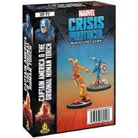 Atomic Mass Games Kaptajn Amerika Menneskelig Fakkel Mcp: Og Den Originale Figur