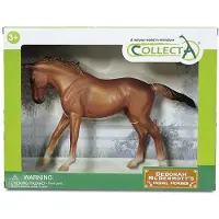 Collecta Deluxe Fuldblods Brun Hesteboks 1:12 Figur