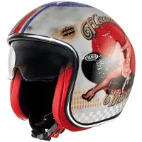 Premier Helmets Vintage Pin Up Old Style 22.06 åben Hjelm