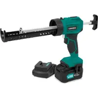 Vonroc Fugepistol - 20V | Anti‑dryp system – 4‑trins hastighed | Til 290–310 ml patroner | Inkl. 4.0Ah akku og oplader