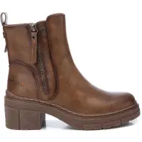 Refresh Refreshtil kvinder. 17199302-TAUPE Ankelstøvler 171993 taupe (38), 5-8 cm, Lynlås, Casual, Gråt
