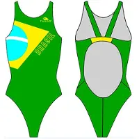 Turbo Brazilian Flag Pro Resist Badetøj
