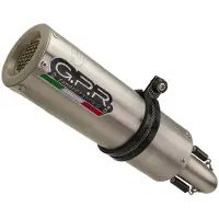 Gpr Exhaust Systems Mid Line M3 Suzuki V-strom Dl 650 21-22 Stainless Steel Homologeret Lyddæmper