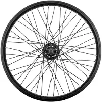 Mvtek 20´´ X 1.90 Bmx Tubeless Pin 14mm Hub On Spheres Nut Forhjul