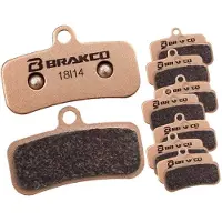 Brakco Trp Quadiem & Shimano Xtr/xt/deore/zee/saint Sintrede Bremseklodser 25 Par