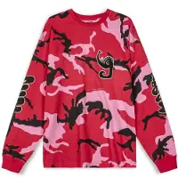 Grimey All Over Print Tusker Temple T-shirt Med Lange ærmer