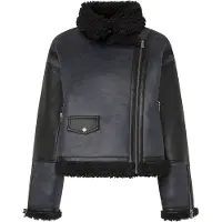 Pepe Jeans Pepe Jeanstil kvinder. PL402452 Brooklyn-jakke navy (S), Casual, Polyester, Blå