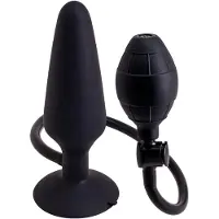 Seven Creations Inflatable Butt Plug Black L