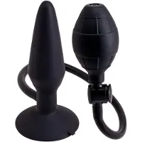 Seven Creations Inflatable Butt Plug Black M