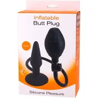 Seven Creations Inflatable Butt Plug Black S