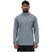 New Balance Mt41083 Halv Lynlås Langærmet T-shirt