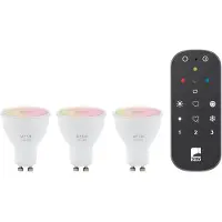 Eglo CONNECT.Z SÆT FJERNBETJENING + 3 GU10 opal SMART pærer M/FARVER(RGB) OG TUNABLE WHITE