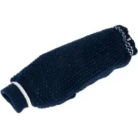 TIAKI hundetrøje Reflective Knit, mørkeblå - ca. 35 cm ryglængde