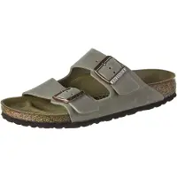 Birkenstock - Sandaler og klipklapper dame - Arizona Oiled Leather Narrow Tobacco Brown til Unisex - Størrelse 39 - Brun