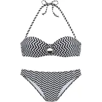 Jette Bikini sort / hvid