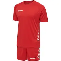 Hummel Træningsdragt 'Promo' blodrød / hvid