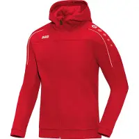 Jako Sportsjakke mørkerød / hvid