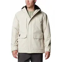 Columbia - Jakker - Landroamer Sherpa Lined Jacket Dark Stone til Unisex - Størrelse M - Beige