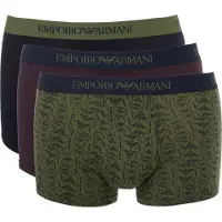 Emporio Armani Boksershorts navy / grøn / bordeaux / sort