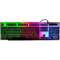 The G-Lab Keyz Neon Gamingtastatur Spansk
