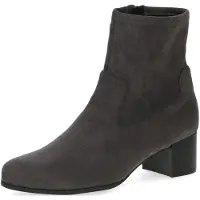 Caprice Bootie, grey, made of Textiles with Block heel, Size 37
