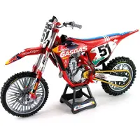 Newray Ny Ray - Moto Cross Gasgas MC 450 Redbull - J. Barcia Racing Driver - N51 - Trofast reproduktion - Die -rollebes?tning - 1:12 skala - til b?rn fr