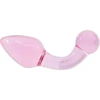 Glassy Rose Curved Plug
