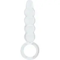 Glassy Clear Bubble Plug
