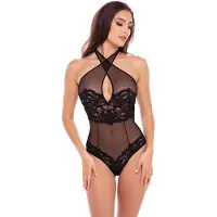 Rene rofe Midnight Halter Teddy Black