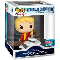 Funko POP! Sværdet I Stenen Disney Deluxe Arthur Trækker Excalibur-eksklusiv Figur