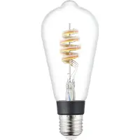 Eglo CONNECT.Z E27 ST64 klar SMART pære M/FARVER(RGB) OG VARM HVID LYS