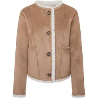 Pepe Jeans Pepe Jeanstil kvinder. PL402471 Vendbar jakke Caylin brun (L), Casual, Polyester