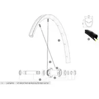 Mavic Ksyrium Elite Disc Ust 20 Forhjulsfælg