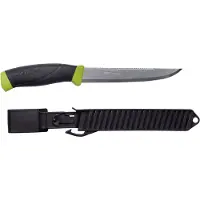 Morakniv Fishing Comfort Scaler 150 - Stainless Steel - Black / Lime