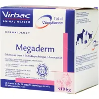 Virbac Megaderm Fatty Acids Supporting Skin And Coat 28x4ml Kosttilskud Til Kæledyr