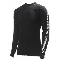 Helly Hansen Dry Stripe Crew, herre, sort