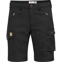 Fjällräven - Vandretøj dame - Nikka Shorts Curved W Black til UnisexBomuld - Størrelse S - Sort