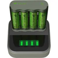 GP Batteries ReCyko M451, Nikkel-Metalhydrid (NiMH), AA, AAA, 4 stk, Batterier inkluderet