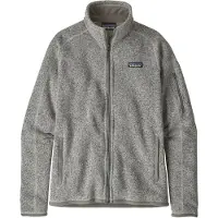 Patagonia - Fleece dame - W's Better Sweater Jkt Birch White til Unisex - Størrelse XS - Grå