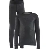 Craft børne termoundertøjssæt CORE WOOL MERINO SET JR