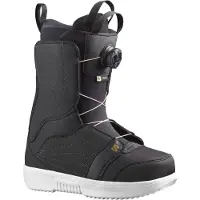 Salomon Snowboard - Snowboardstøvler dame - Pearl Boa Black/White/Gold til Unisex - Størrelse 39 - Sort