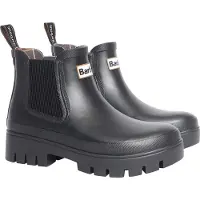Barbour Gummistøvler 'Halton' sort / hvid