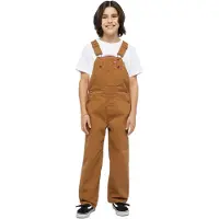 Dickies Smækbukser - Rinsed Brown Duck - - 8-9 år (128-134) - Smækbukser