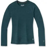 Smartwool W'S Classic Thermal Merino Base Layer Crew, G75 - twilight blue heather, M