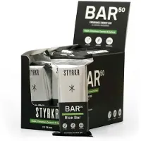Styrkr Bar50 Energibar Boks Kanel Og Karamel 75g 12 Enheder