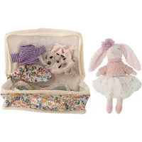 Bloomingville Stofdukke m. Opbevaringstaske - 15 cm - Milly - Cr - - OneSize - Dukke