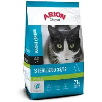 Arion Original Sterilized 33/12 Chicken Dry Cat Food 2kg