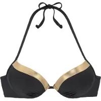 LASCANA Bikinioverdel gylden gul / sort